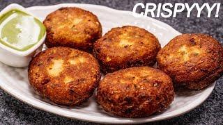 How to make Crispy Aloo Tikki Recipe - CookingShooking