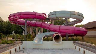 EXPLORING AN ABANDONED WATERPARK in Illinois! (I swam here as a kid!)
