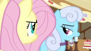 Fluttershy gets cut in line at sugar cube corner