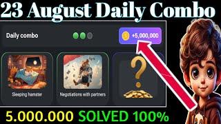 23 August Daily Combo Cards Updated! Hamster Kombat | 5,000,000 Bonus!