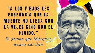 Carta de despedida - Gabriel García Márquez | La Marioneta