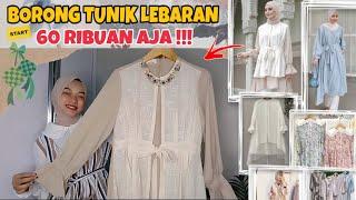 SHOPEE HAUL TUNIK LEBARAN TERBARU 60RIBUAN !!!