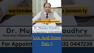 Uric Acid Stone 3-By Dr. Mujtaba Chaudhry (American Nephrologist)