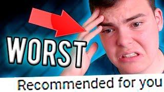 YouTube Recommended: The Worst (& TheProGamerJay)