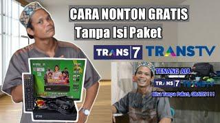 cara mencari siaran trans7 di receiver optus k vision