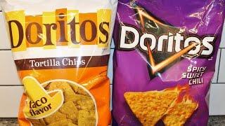 Doritos: Taco Flavor & Spicy Sweet Chili Review