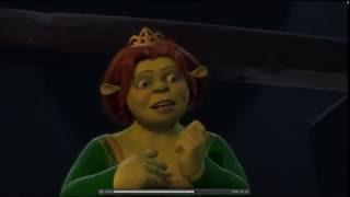 Shrek : Donkey sees Fiona's real form for the first time.