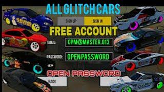 ALL GLITCH CARS | FREE ACCOUNT | CAR PARKING MULTIPLAYER || CPM__MASTER