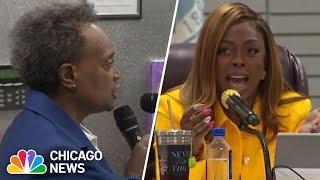 Dolton meeting ENDS IN CHAOS after Lori Lightfoot blocked from speaking