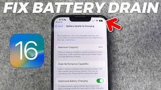 How to FIX iOS 16 Battery DRAIN After Updating 