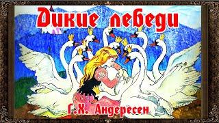  Дикие лебеди  Г.Х. Андерсен. (Полная версия) Аудиокнига с картинками