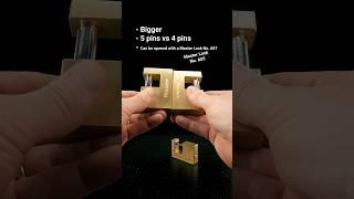 Master Lock 607 opened with Master Lock 607