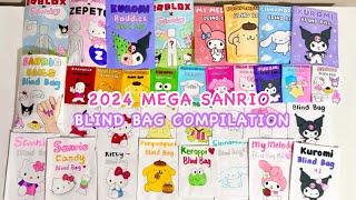 paper craft MEGA SANRIO BLIND BAG COMPILATION no music | ASMR | applefrog