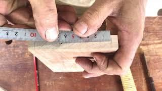 How to hand cut Dovetails