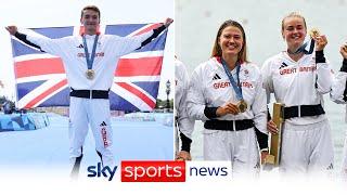 Great Britain claim stunning golds in rowing and triathlon