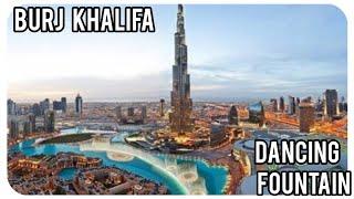 Magic Of Burj Khalifa & Dancing Fountain Show In Dubai | World’s Tallest Building | Top Sky Views