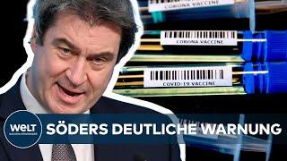 MARKUS SÖDER: Corona-Impfstoff Sputnik V - Bayerns Ministerpräsident erhöht den Druck I WELT News