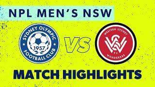 NPL Men's NSW Round 2 Highlights – Sydney Olympic v WSW