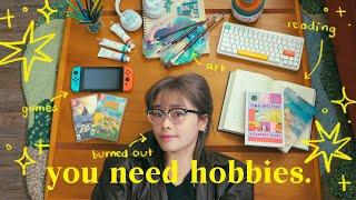 why you need hobbies in 2024 // rediscovering my hobbies as a burned out college student