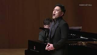 Baritone Junmo(Antonio) Yang F.Liszt - 3 Sonetti di Petrarca , S.270