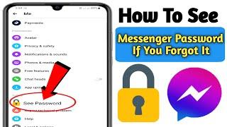 How To See Your Messenger Password if You Forgot it (2024) | Find Messenger Password