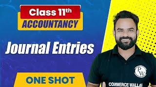 Journal Entries in One Shot | Class 11th Accounts | Commerce Wallah by PW