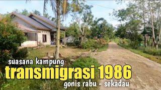 PERKEMBANGAN KAMPUNG TRANSMIGRASI TH 1986