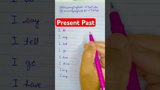 Present tense Past Tense#english #englishlanguage #education #educational