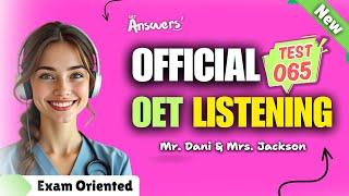 OET Listening Sample for Nurses and Doctors | 23-11-2024 #oet #oetexam #oetnursing #oetlisteningtest