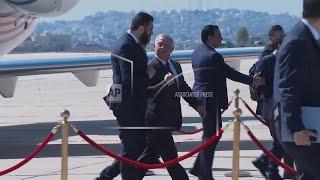 Syria's transitional president Al-Sharaa arrives in Amman, received by Jordan’s King