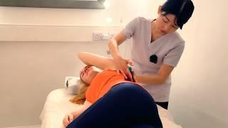 Japanese style chiropractic/massage ‘seitai’ with facial and shoulder adjustments ASMR @HACHIGA