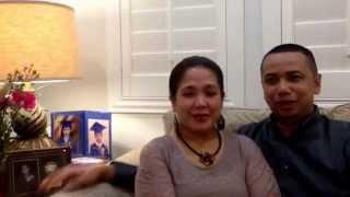 Wedding Message from Ninong Zenjie & Ninang Lani