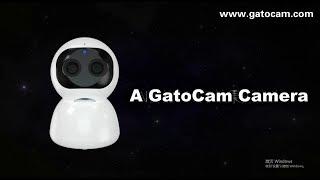 GatoCam 8MP 4x optical zoom Home WIFI two Dual lens Smart AI Cloud Camera