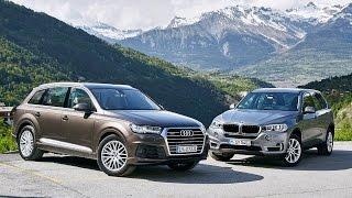 Duell der Luxus-SUV: Audi Q7 vs. BMW X5 (2015)