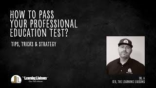 FTCE Webinar: How to pass your Professional Education Test