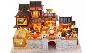 #DIY #DOLHOUSE #MINIATURE DIY Dollhouse Chinese Ancient Capital City Miniature Dollhouse