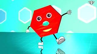 Shapes Song | 37| Hexagon | Shapes Show Effects | Black-Diamond Nursery Rhymes & Kids Song