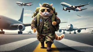 AI Cute Cat Kitty Meow Meow Story Plot·Cat Dad Went To War