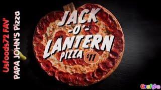 PAPA JOHN'S Jack'O Lantern Pizza - Usfoods72 USA.