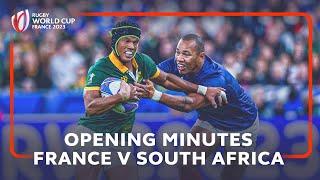 The best start to a Rugby World Cup match ever?! | France v South Africa | RWC 2023