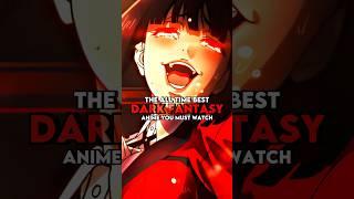 The all time best dark fantasy anime you must watch | part 4 #shorts #anime #animeedit #edit #amv