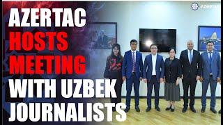 AZERTAC hosts meeting with Uzbek journalists