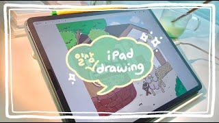 [ipad drawing] 아이패드로 귀여운 캐릭터 일러스트 그리기 | 일상 드로잉 | 프로크리에이트 그림그리기 | Illustration drawing with ipad!