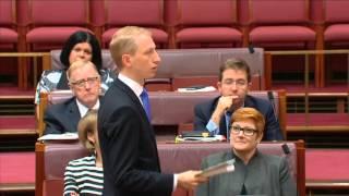 Senator James Paterson sworn in on 15/03/16