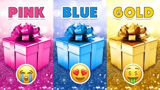 Choose Your Gift...!  Pink, Blue or Gold ⭐️ How Lucky Are You? 