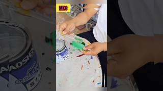 car paint making #art #car #painting