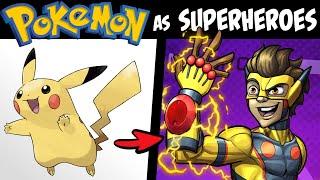 What if POKEMON Were SUPERHEROES?! (Story & Speedpaint)