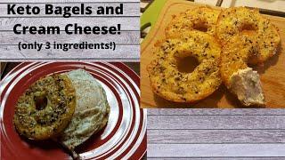 Keto Bagels and Cream Cheese!