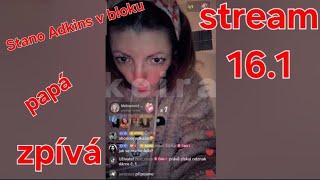 #shopaholicadel stream 16.1-zpívá, Stano Adkins v bloku