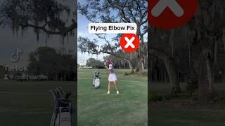 Let’s Fix That Elbow #golf #golflessons #golfinstruction